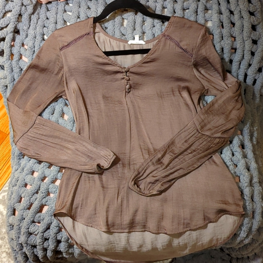 💥Maurices Satin Blouse